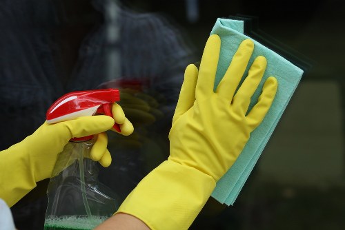 Cleaner servicing a home in Acton with attention to detail
