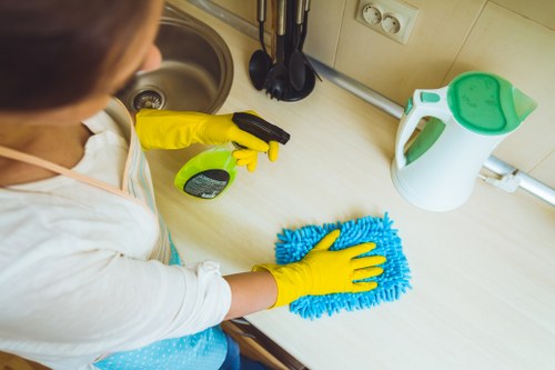 Professional washroom and kitchen cleaning in Acton premises