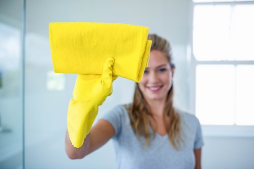 End-of-stay cleaning for a furnished rental property in Acton