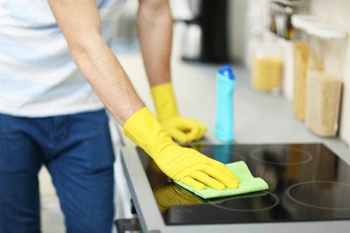 Kitchen and bathroom turnover cleaning for Acton holiday lets
